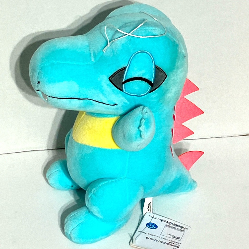 Pokemon Mofugutto Color Selection Plush Totodile Japan NWT Banpresto